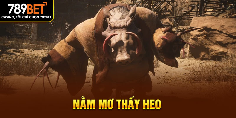 nằm mơ thấy heo